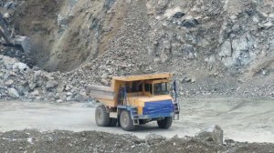 «Гравийный карьер» Экскаватор Volvo EC480 и Самосвал БЕЛАЗ-7540