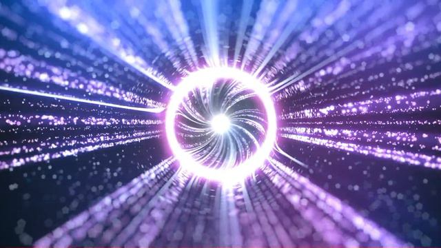 4K Space Beams Ring  Moving Backgrounds for Edits Wide-Screen Purple Blue Live Wallpaper AA-vfx