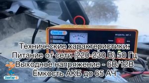 Автомобильное зарядное устройство «ЗавГар MF-1» с полной автоматической защитой