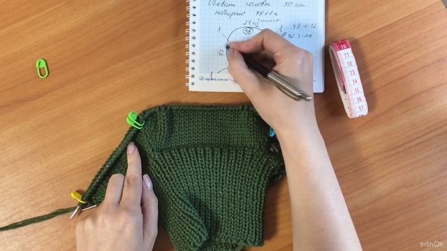 Детская манишка / Манишка спицами / Подробный мастер класс