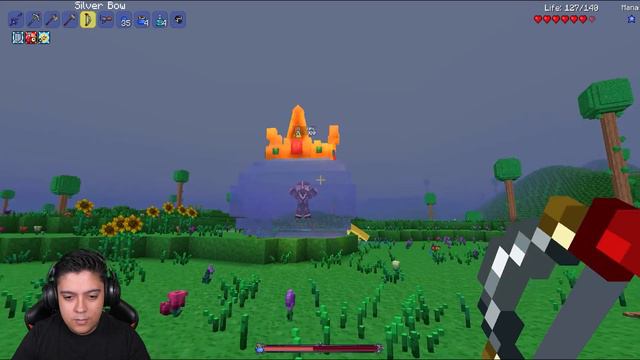 LUTANDO CONTRA KING SLIME #4 * Terraria 3D * смотреть онлайн