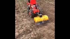 Модуль переоборудования мотоблока в минитрактор МТ-1 в работе.