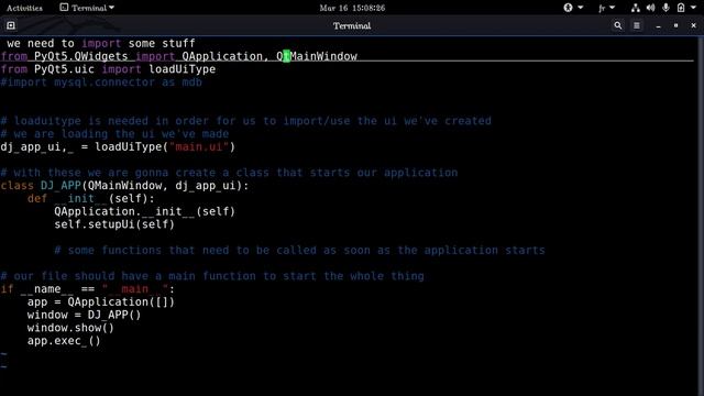 Python Project: Coding -1- (PyQt5 & Mysql) смотреть онлайн