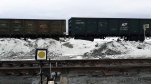 Манёвры тепловоза ТЭМ18-136 на станции Медь