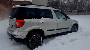 Skoda Yeti 1.8 4x4 DSG 6 vs Snow