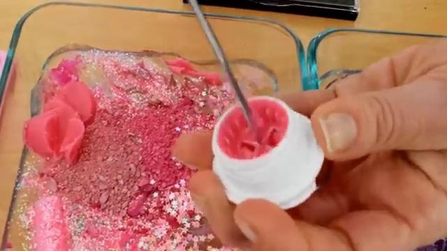 Розовый против фиолетового - смешивание теней для век макияжа в слизь! смотреть онлайн