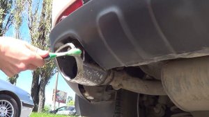 Чем почистить насадки на выхлопе