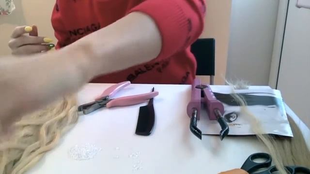 Обучение наращиванию волос. Очищение капсул. Перекапсуляция без потери длины