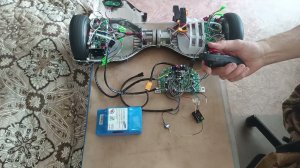 Прошивка платы гироскутера под радиоуправление. Демо видео к заказу для Н.