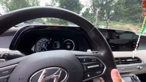 2021 Hyundai Palisade Calligraphy ￼startup and horn