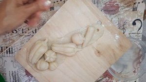 Декор для кухни из солёного теста. Salt dough modeling.