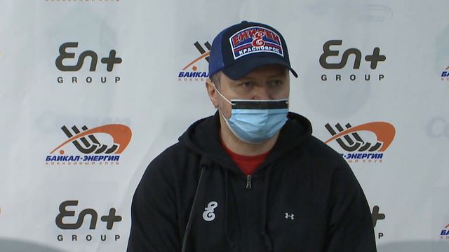 Пресс-конференция по итогам матча "Байкал-Энергия" (Иркутск) - "Енисей" (Красноярск) смотреть онлайн