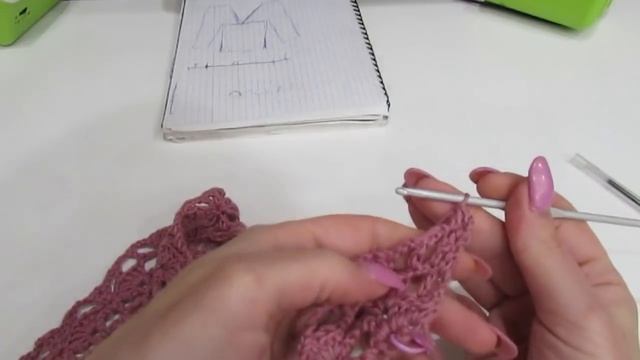 КОФТА КРЮЧКОМ РЕГЛАН С  ДЛИННЫМ РУКАВОМ.ЧАСТЬ 1.