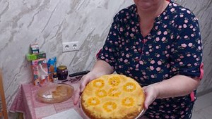 Мандариновая шарлотка