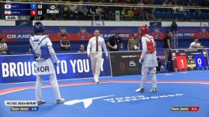 217 Round of 16 MEN M  58KG KOR PARK T  IRI ZANDI A