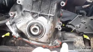 Замена цепи ГРМ ниссан терано Steuerkette wechseln Nissan Terrano 2 Benziner 2,4  oder Ford Maveric