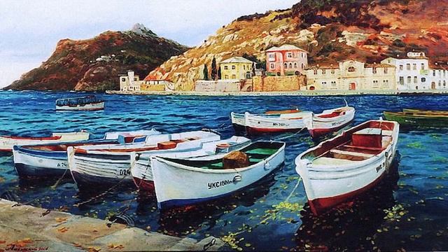 Крымские пейзажи художника Андрея Амбурского смотреть онлайн