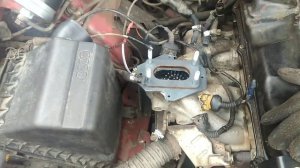 Переходная плита под карбюратор озон. Ауди 100.