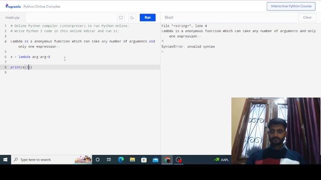 What is lambda in python | How to create it using arguments | create expression using lambda#python