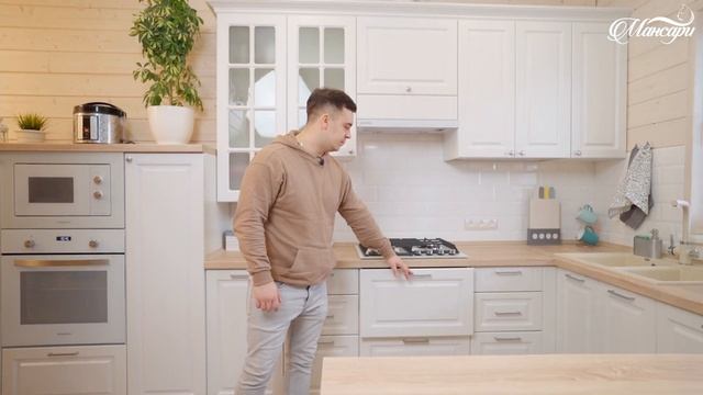 Кухня в Дом. Светлая Уютная Кухня в Скандинавском Стиле