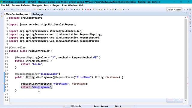338 Request param and Model under Spring MVC смотреть онлайн