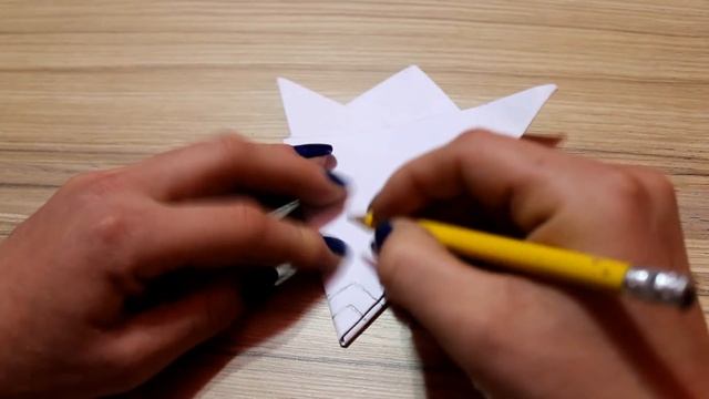 Kako napraviti pahulju od papira /Novogodisnje dekoracije / Como hacer copo de nieve смотреть онлайн