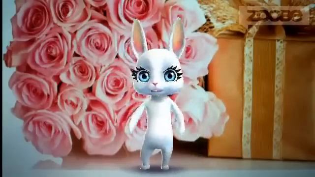 Зайка ZOOBE на русском «А у кого это сегодня день рождения?» смотреть онлайн