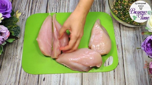 Очень ПРОСТОЙ и ВКУСНЫЙ рецепт из КУРИНОГО ФИЛЕ в духовке! Сочная куриная грудка в соевом соусе!