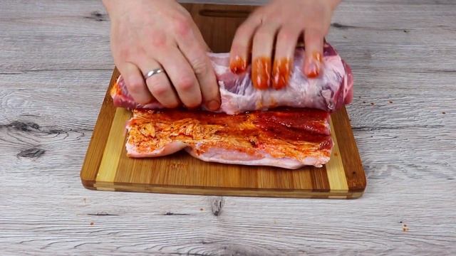 СОЧНЫЙ РУЛЕТ ИЗ СВИНИНЫ! ЗАПЕЧЕННЫЙ В РУКАВЕ! смотреть онлайн