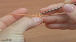 Как связать крючком лист со спиральками, демо 52