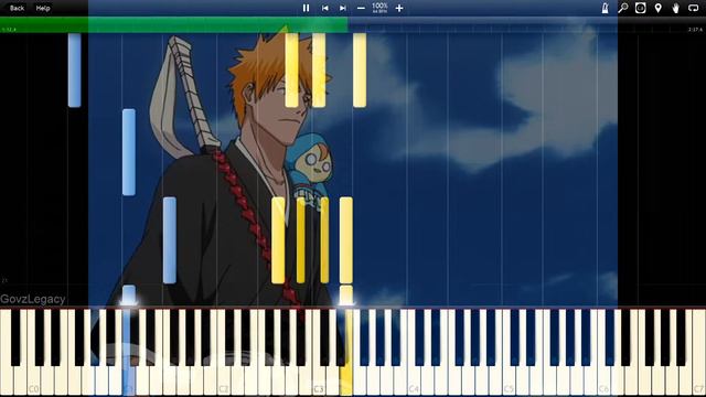 Bleach - 999 (Spiritual Bond) | Piano Tutorial смотреть онлайн