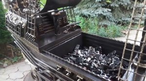 Мангал корабль художественная ковка Краснодар