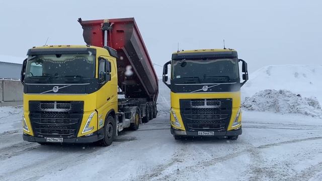 Volvo FH4, SITRAK C7-480 они в работе