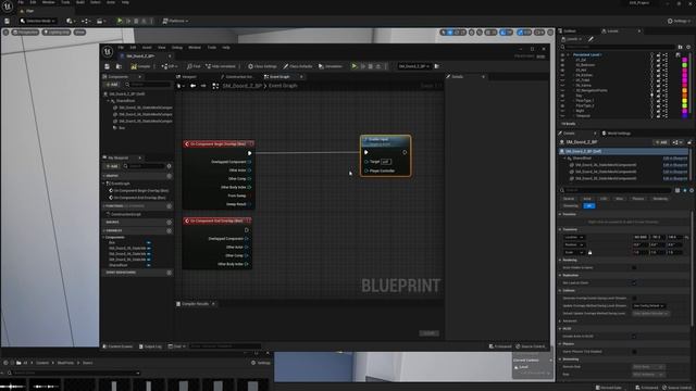 UE5 | Открытие двери со звуком в Unreal Engine | ЧАСТЬ 1