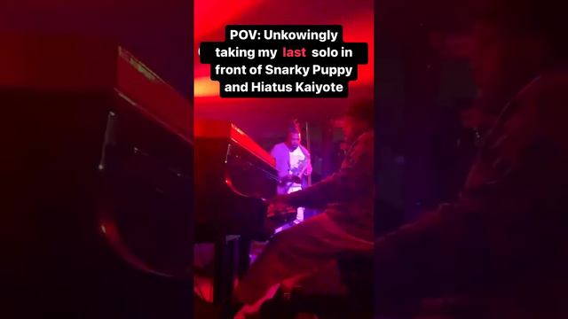 Unknowingly taking my last solo in front of Snarky Puppy and Hiatus Kaiyote