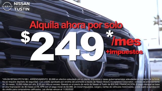 2023 Nissan Rogue S - Lease Offer - Nissan of Tustin - November 2022 (Spanish) смотреть онлайн