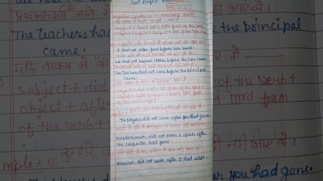 Past Perfect Tense ( Negative sentences) смотреть онлайн