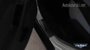 Накладки на пороги Ford Focus III 2011- Alufrost