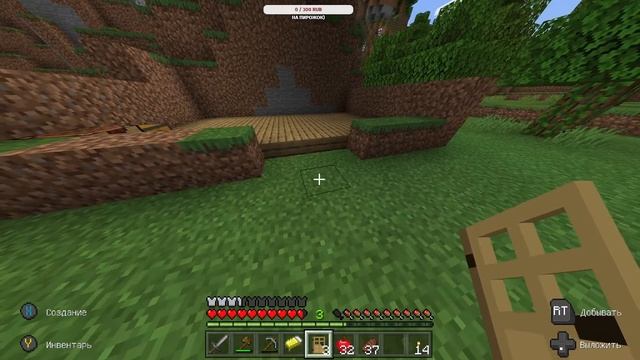 Первый раз в MINECRAFT
