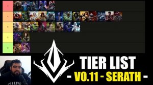 JUST HOW STRONG IS SERATH? *Patch v0.11 Tier List* - Predecessor