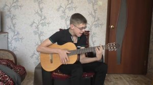 Песня под гитару Там на суку