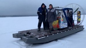 Новая модель аэрокатамаран Бриз 550