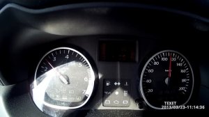 Динамика Рено Дастер 1.5dCi разгон от 0 до 100 и 150 км/час