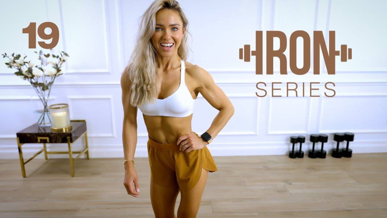 Caroline Girvan - IRON Series 30 Min Muscle Building Full Body Workout _ 19