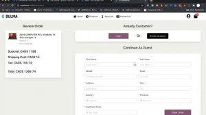 Guest User | Vuejs and Nodejs E commerce platform