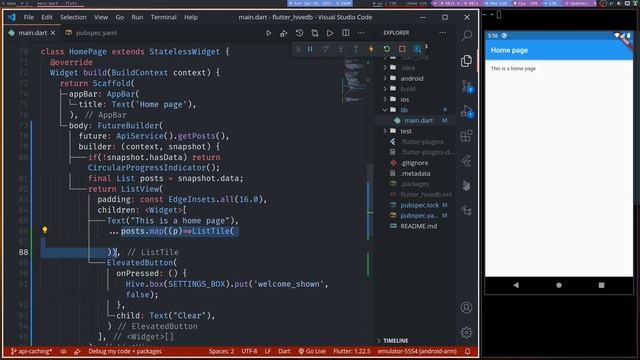 [2]  @flutterdev  HiveDB - Cache API Data Simple