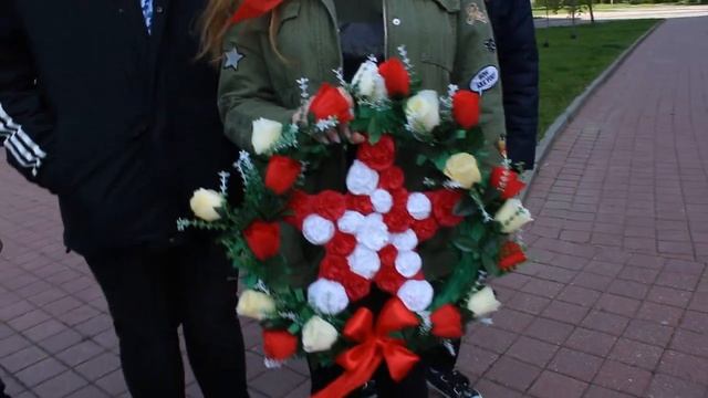 Возложение Венка Славы к памятнику Героя Советского Союза Джумаша Асаналиева смотреть онлайн