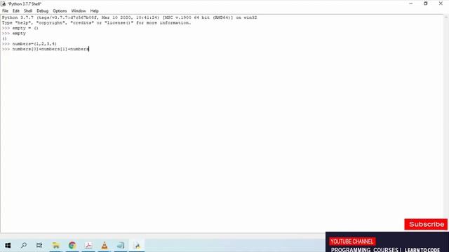 Python Tutorial in Urdu | Hindi |  Lesson: 002f | Use Tuple in Python (2020) [python full course]