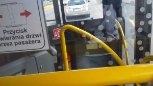 (Гданьск Gdańsk) Поездка на Автобусе Мерседес с Гармошкой маршрут 148