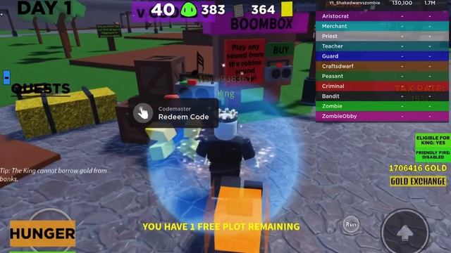 All the codes in dwarves vs zombies (dwarves vs zombies Roblox) смотреть онлайн